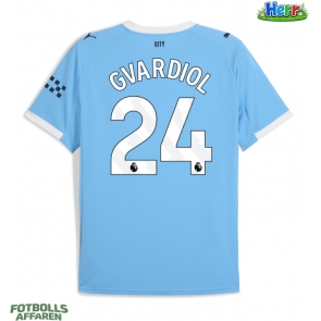 Manchester City Josko Gvardiol #24 Hemmatröja 2025-26 Kortärmad